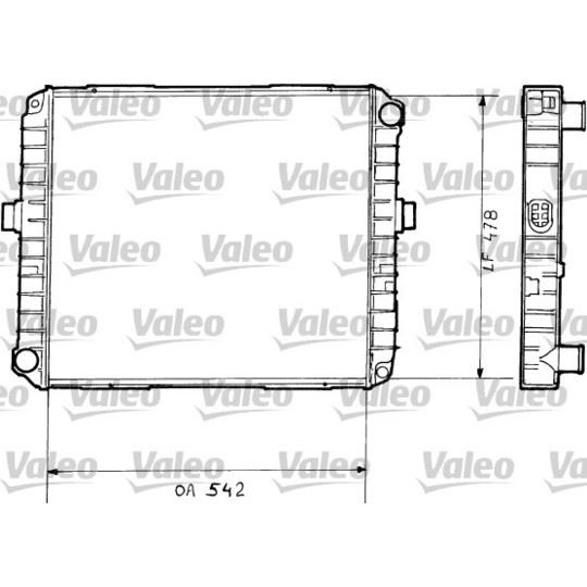 VALEO 507362 Radyatör Peteği Iveco