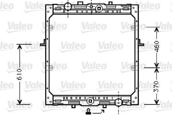VALEO 731929 Radyatör Daf Ald