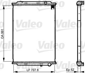 VALEO 733523 Radyatör Çerçevesiz Rt Premium Ii