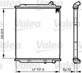 VALEO 733525 Radyatör Çerçevesiz Rt Premium Ii