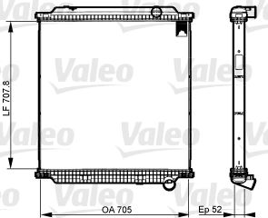 VALEO 733526 Radyatör Çerçevesiz Rt Premium Ii