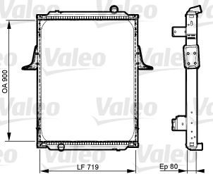 VALEO 733533 Radyatör Rvi Kerax