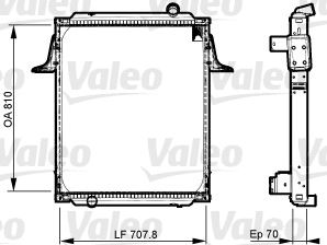 VALEO 733538 Radyatör Rvi Kerax