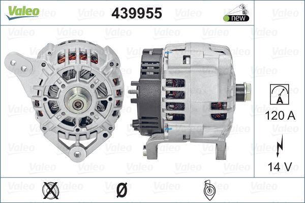 VALEO 439955 Alternatör Perkins Sg10b090