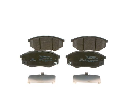 BOSCH 0986494692 Disk Balata Hyundai; Toyota Corolla 1.8 16v; İx20 1.4; İx20 1.4 Crdi; İx20 1.6; İx20 1.6 Crdi; Tucso