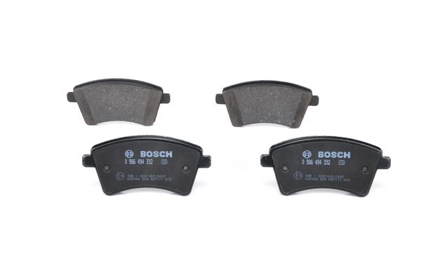 BOSCH 0986494332 Disk Balata Mercedes-Benz; Renault Citan 108 Cdi; Citan 108 Cdi Tourer; Citan 109 Cdi; Citan 109 Cdi