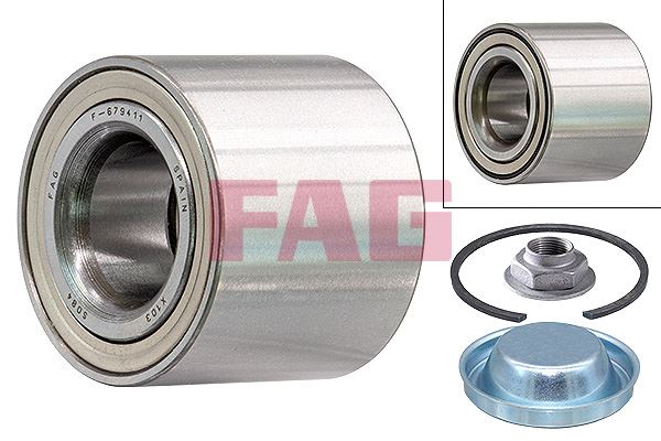 FAG 713650610 Arka Teker Rulmani Tek P208-P301-Ds3-C3 Ii-Iii C4 C-Elysee 08> Kampanali Fren 42x25x52