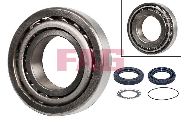 FAG 713679090 Porya Rulmani Arka Ford Ranger-Mazda Bt50 98> 4x2-4x4