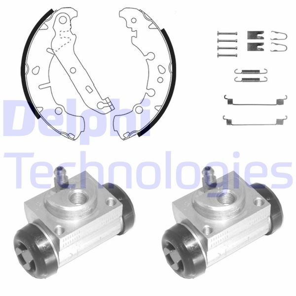 DELPHI KP1118 Fren Pabuç Kiti Arka Ford Ka. Puma 03/97> 03/04>
