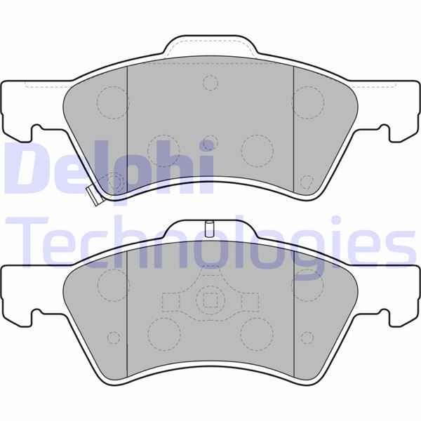 DELPHI LP1693 Fren Balatasi Ön Chrysler Grand Voyager. Town And Country. Voyager / Dodge Caravan. Grand Caravan /