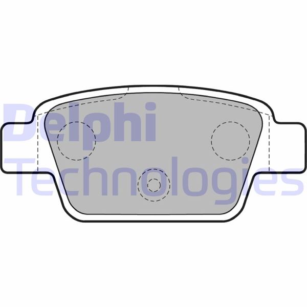 DELPHI LP1719 Arka Fren Balatasi Fiat Stilo 02> Linea 07> Bravo Ii 07>14 Alfa Romeo Mito 08> Multipla 99>