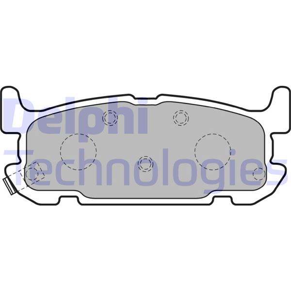 DELPHI LP1752 Fren Balatasi Arka Mazda Miata. Mx5 04/98>