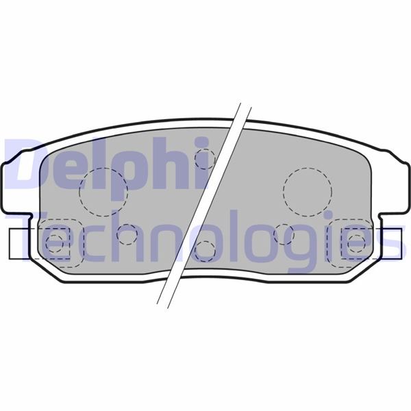 DELPHI LP1829 Arka Balata Mazda Rx-8 03-12 Ignisi 00-03