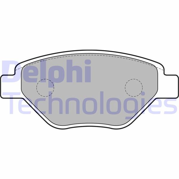 DELPHI LP1866 Ön Fren Balatasi Megane Ii 02>08 1.4 54x122x18