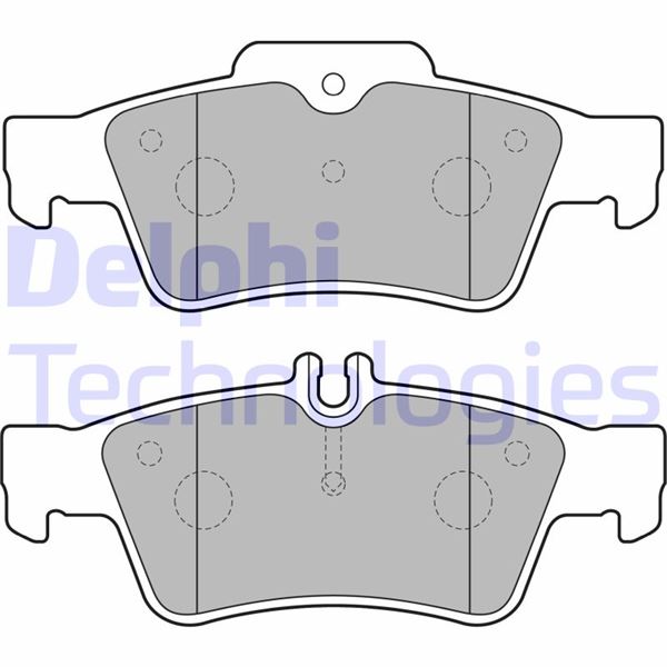 DELPHI LP1868 Fren Balatasi Arka Mercedes W211 S211 C218 C219 W212 S212 W221 C215