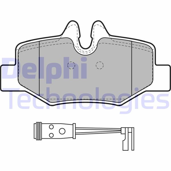 DELPHI LP1939 Fren Balatasi Arka Mercedes Vito W639