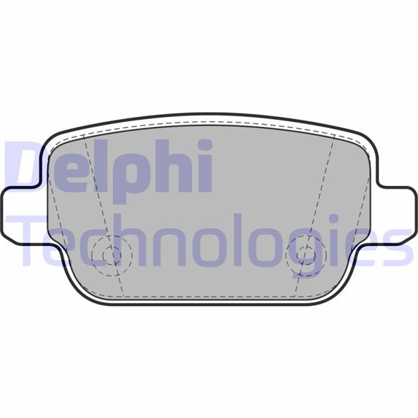DELPHI LP1969 Fren Balatasi Arka Ford-Land Rover-Volvo Mondeo-Galaxy-Smax-Freelander-S60 07> Vo S80 Ii 06> S80 07> V70 06> V70 07> Xc70 06> . Land Rover Freelander Ii L359