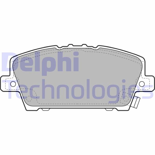 DELPHI LP1970 Ön Fren Balata Honda Civic 1.8l R18a Vtec Hatchback Fk2 Kasa 06-> / 1.4l L13z1 Sport Fk1 Kasa 09 -> - Aşınma Ikaz Soketli