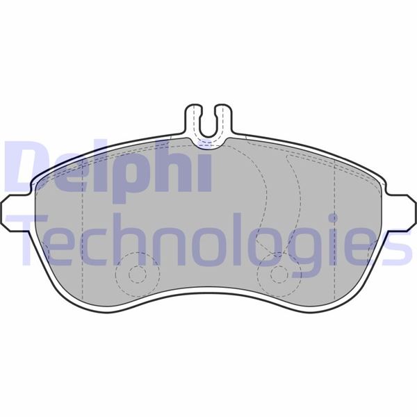 DELPHI LP2028 Fren Balatasi On Mercedes W204 S204 C204 C218 W212 S212 C207 A207 R172