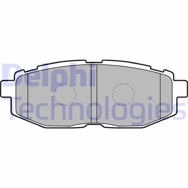 DELPHI LP2076 Arka Fren Balata Subaru Forester 2.0l Ej20 X Sg 03-08 2.0l Ee20 Sj 13-> / Brz 2.0l Fa20 Zc6 12-> / Tribeca 3.0l Ez30 B9 05->