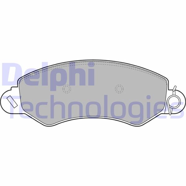 DELPHI LP2096 Fren Balatasi Ön Ldv Maxus 05>