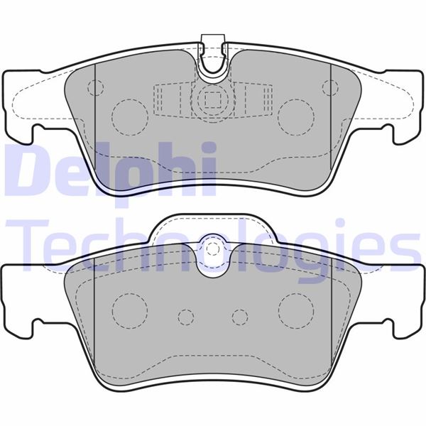 DELPHI LP2124 Fren Balatasi Arka Mercedes W164 X164 W251 W463