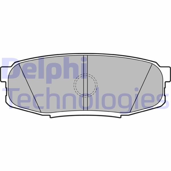 DELPHI LP2154 Arka Fren Balata Toyota Landcruiser 4.5l 1vd-Ftv Vdj200 Dizel D4-D 08-> 4.6l 2uz-Fe Uzj200 V8 08->