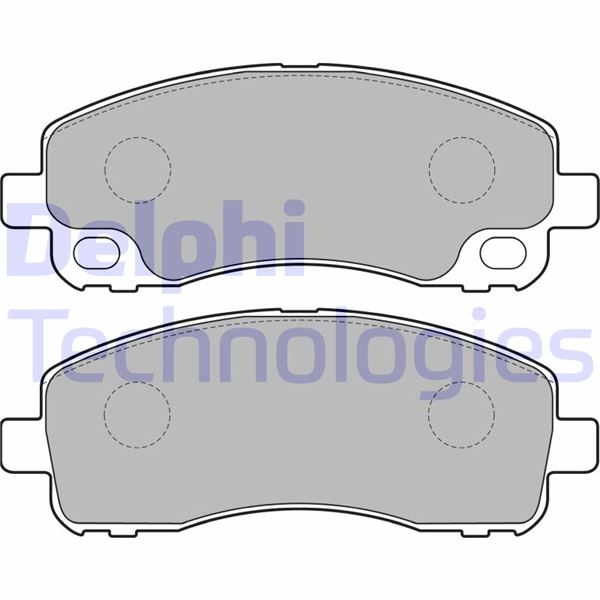 DELPHI LP2204 Fren Balatasi Arka Mitsubishi Canter 01/05>