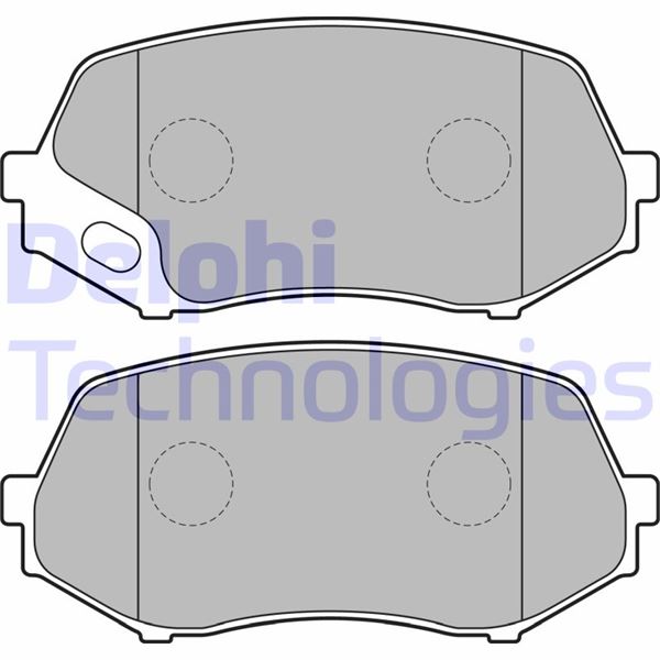 DELPHI LP2208 Fren Balatasi Ön/Arka Mitsubishi Canter 01/05>