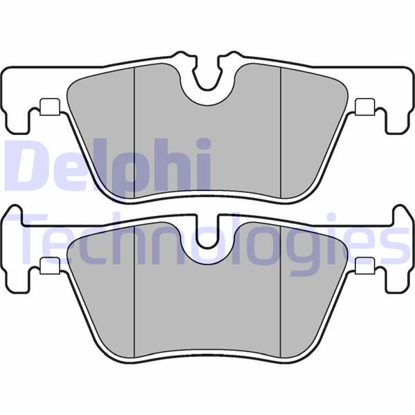 DELPHI LP2286 Fren Balatasi Arka (123mm) F20 F32 10-