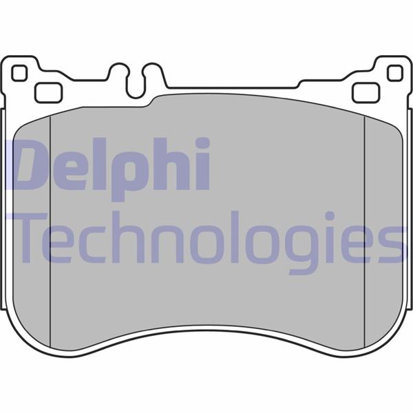 DELPHI LP2445 Fren Balatasi On Mercedes C257 W213 W222 C217 R231