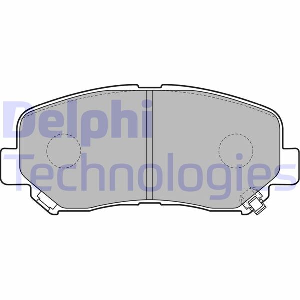 DELPHI LP2481 Ön Fren Balata Mazda Cx-5 2.0l Pe Skyactiv Ke Kf Kasa 12-> / 2.2l Sh Dizel Ke Kf Kasa 17-18