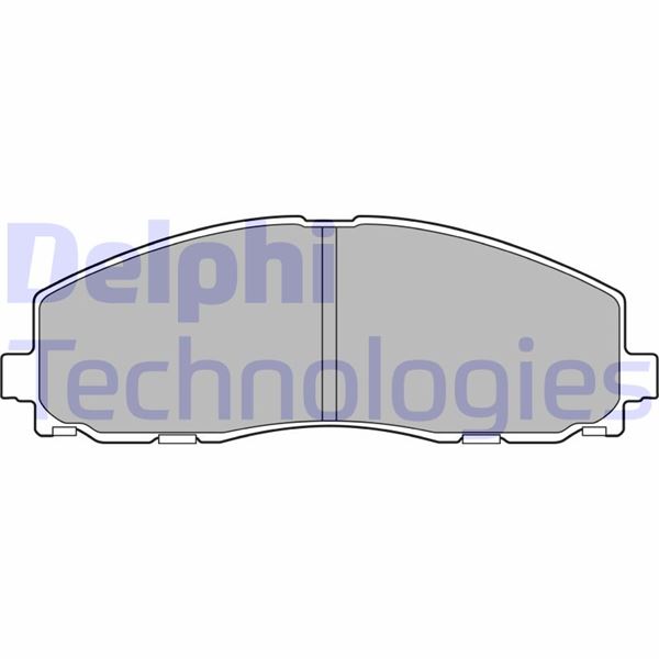 DELPHI LP2694 Ön Balatasi Fiat Freemont 11>15 Chrysler Grand Voyager V 11> 2.0d Mtj 3.6