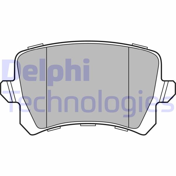 DELPHI LP3247 Fren Balatasi - Audi A6. Q3 / Seat Alhambra / Vw Cc. Passat. Sharan. Tiguan -