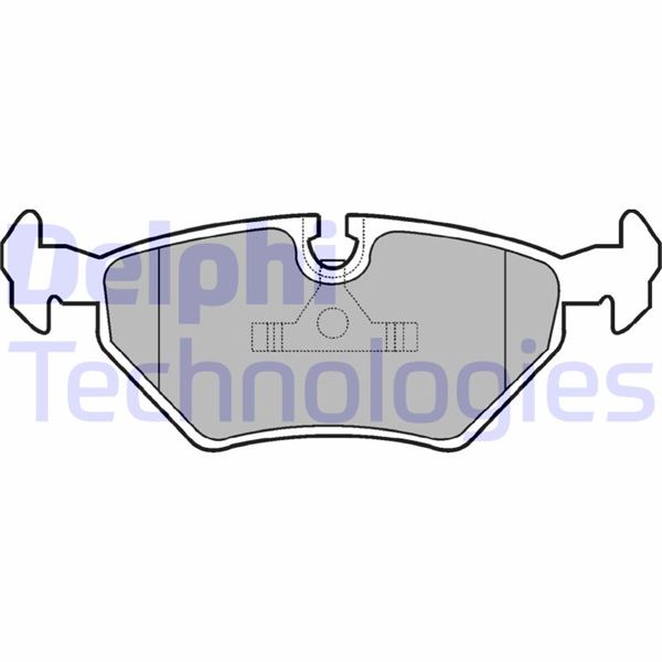 DELPHI LP555 Fren Balatasi Arka Bmw E30 E36 E46 E85 E86