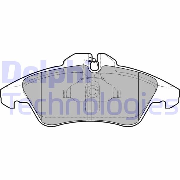 DELPHI LP980 Fren Balatasi On Mercedes W638 B901>B904 . Vw Lt 28-35-46