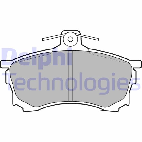 DELPHI LP992 Ön Fren Balata Mitsubishi Carisma 1.6l 4g92 Da1a 95->