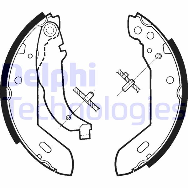 TRW.GS6228 Pabuçlu Fren Balatasi Arka Citroen Ax 1989 - 1991, Xsara 1997 - 2005, Zx 1991 - 1997