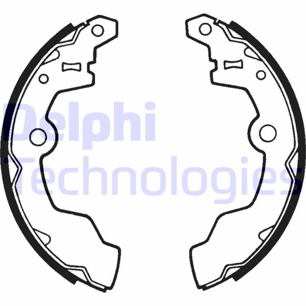 DELPHI LS1352 Fren Pabucu Arka Maruti 800 / Subaru Justy. Trendy / Suzuki Alto. Maruti 10/81>