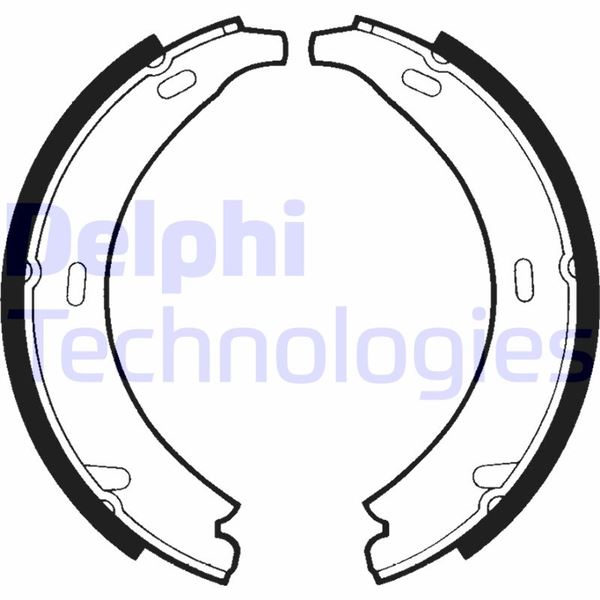 DELPHI LS1371 Fren Balatasi Arka Park Freni Mercedes W201 W124 W168 W169 W245 W414 W202 W203 C209 W461