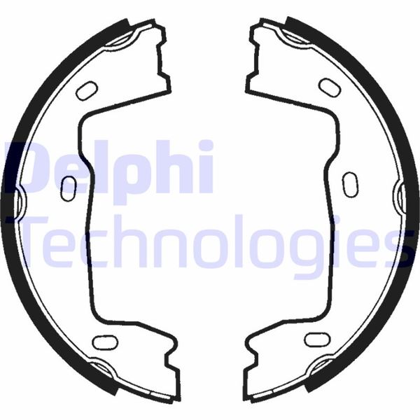 DELPHI LS1381 Arka Pabuç Balata Vectra A 88-95 Vectra B 95-03 Omega 91-97 Astra F 91-98