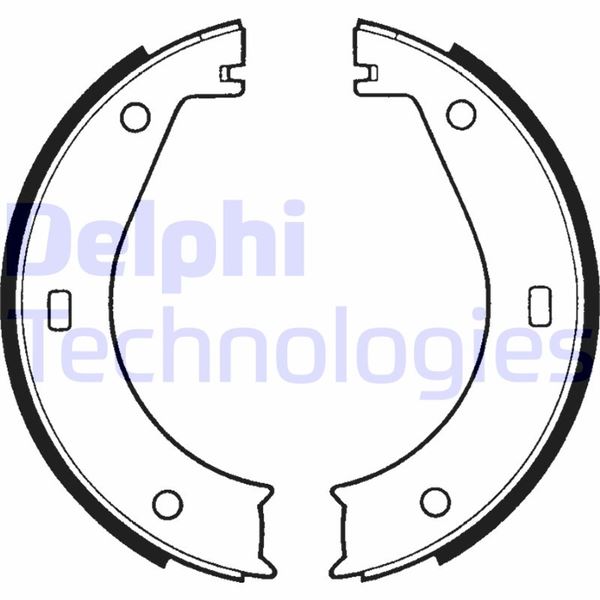 DELPHI LS1573 Fren Balatasi Arka Park Freni Bmw E36 E28 E34 E24 E23 E32 E38 E31 E52