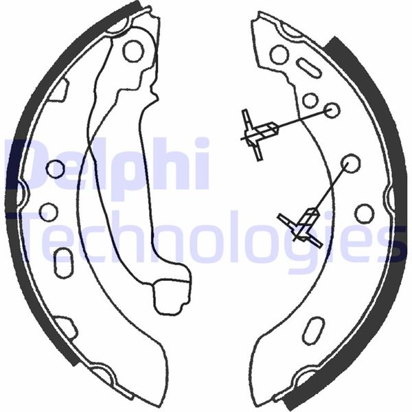 DELPHI LS1689 Kampana Fren Balatasi Nissan Micra 1.0l 1.3l 1.4l 1.5l K11 92-02 180 X 25