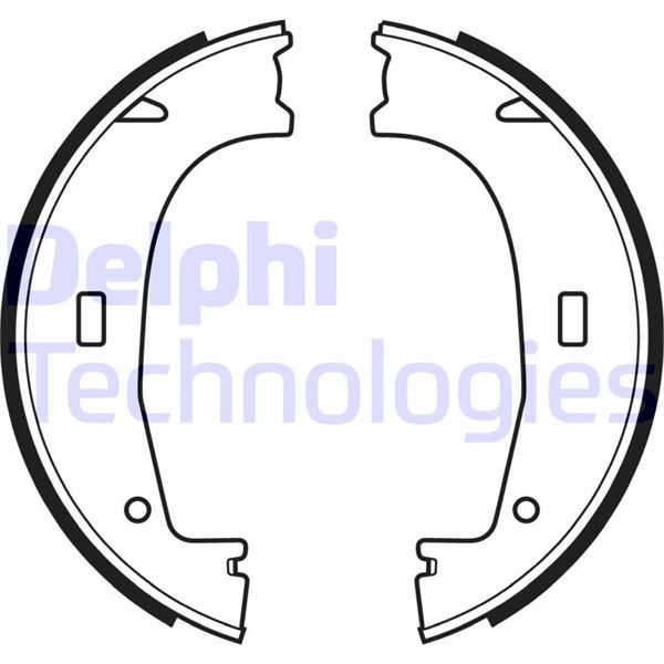 DELPHI LS1704 Fren Balatasi Arka Park Freni Bmw E36 E30
