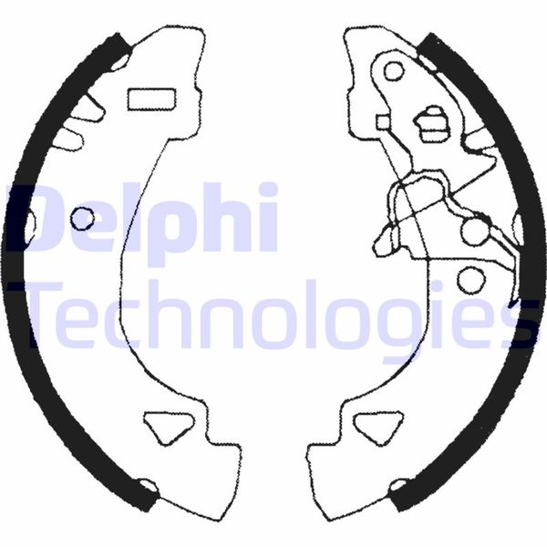 DELPHI LS1860 Arka Pabuç Balata Uno 70 Panda 95-04