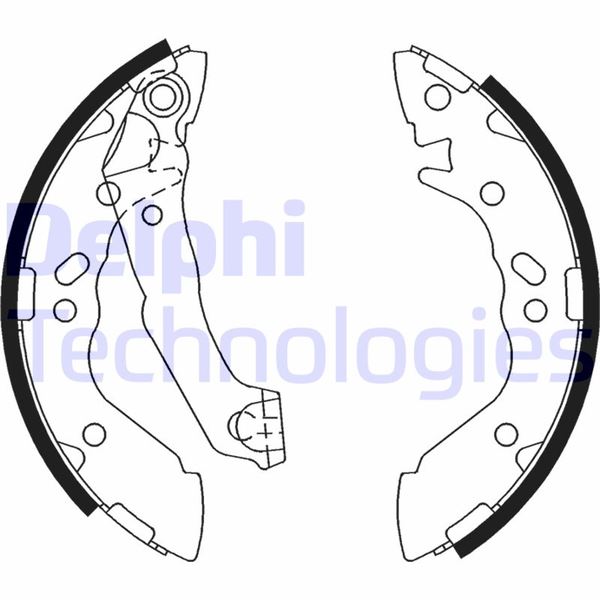 DELPHI LS1891 Fren Pabucu Arka Hyundai Amica. Atos. Atos Prime. Atoz 05/98>