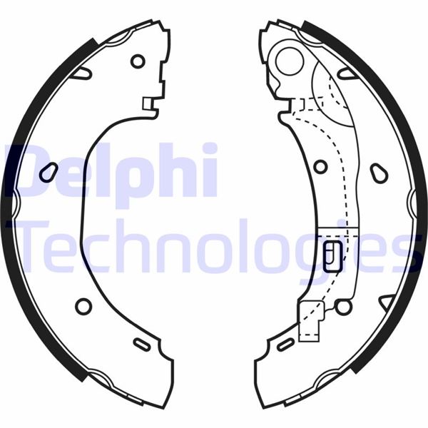 DELPHI LS1925 Arka Pabuç Balata Boxer Ii 2.2 Hdi 02-06 Jumper I 2.5 Tdi 94-02 Ducato 2.3 -2.8 Jtd 02-06