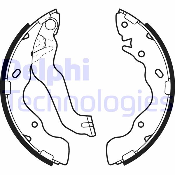 DELPHI LS1953 Fren Pabucu Arka Hyundai Matrix 06/01>
