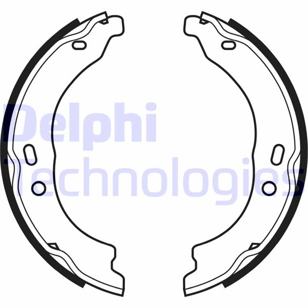 DELPHI LS1978 Fren Pabuç Balata Fiat Ducato 06> Psa Jumper 06> Boxer 06> 2.2d Mjet 2.3d Mjet 3.0d Mjet 172x42