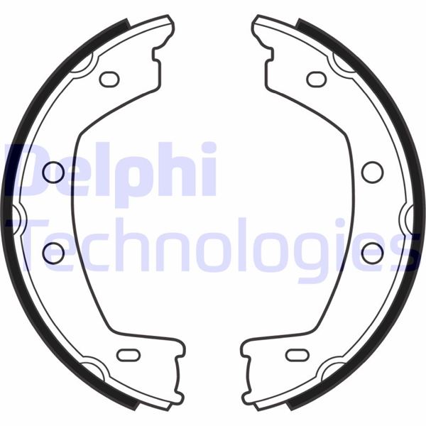 DELPHI LS2030 Fren Balatasi Arka Park Freni Land Rover Freelander Ii L359